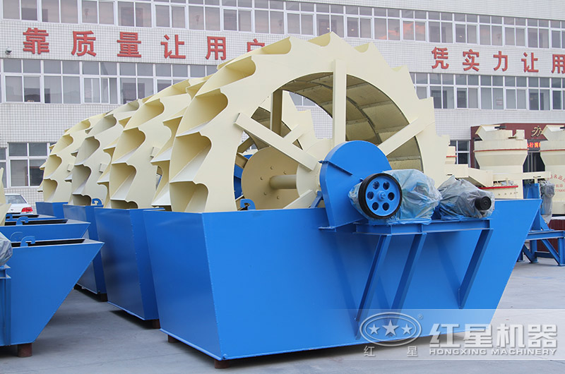 輪斗式洗砂機(jī)款型多樣，單輪、雙輪、三輪這都有